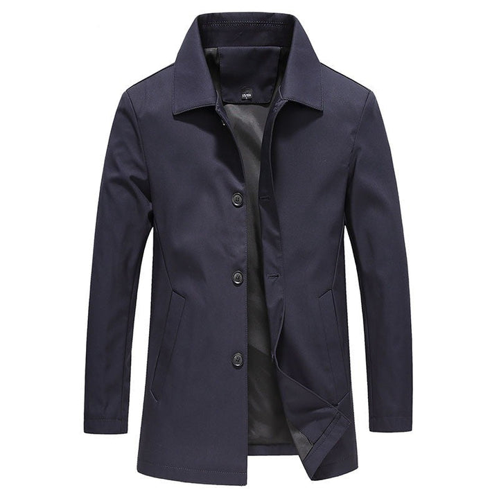 Classic Button Up Lightweight Jacket for Men