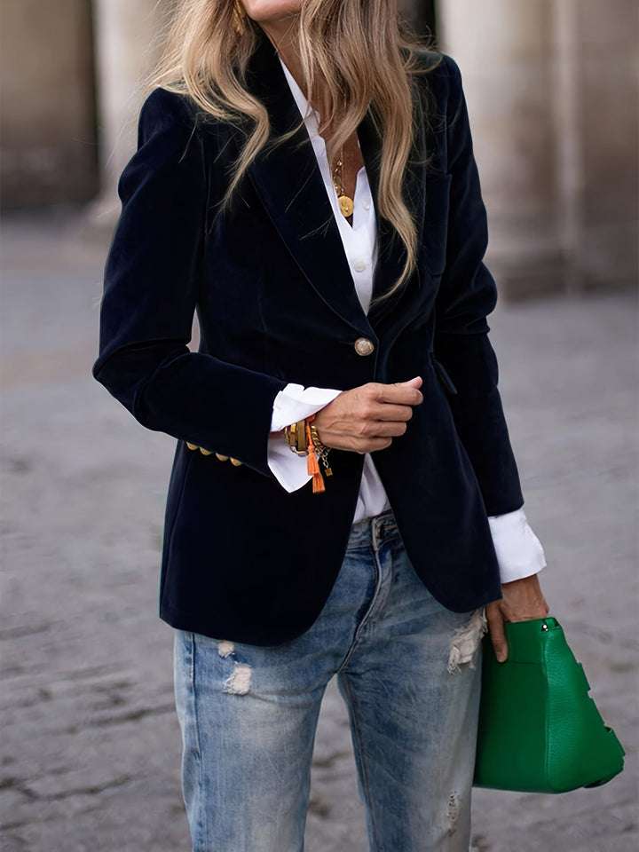 Women’s Classic Button-Up Casual Blazer