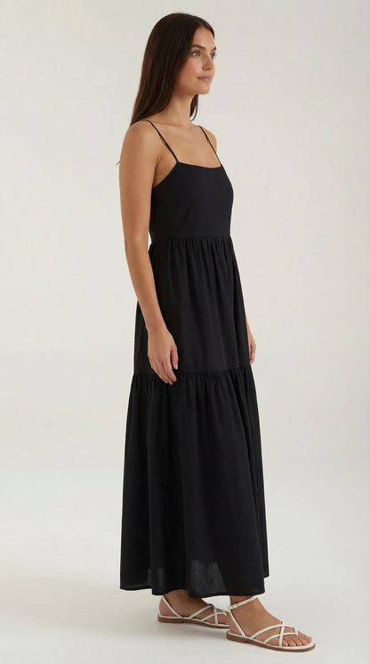 Maxivestido sin espalda
