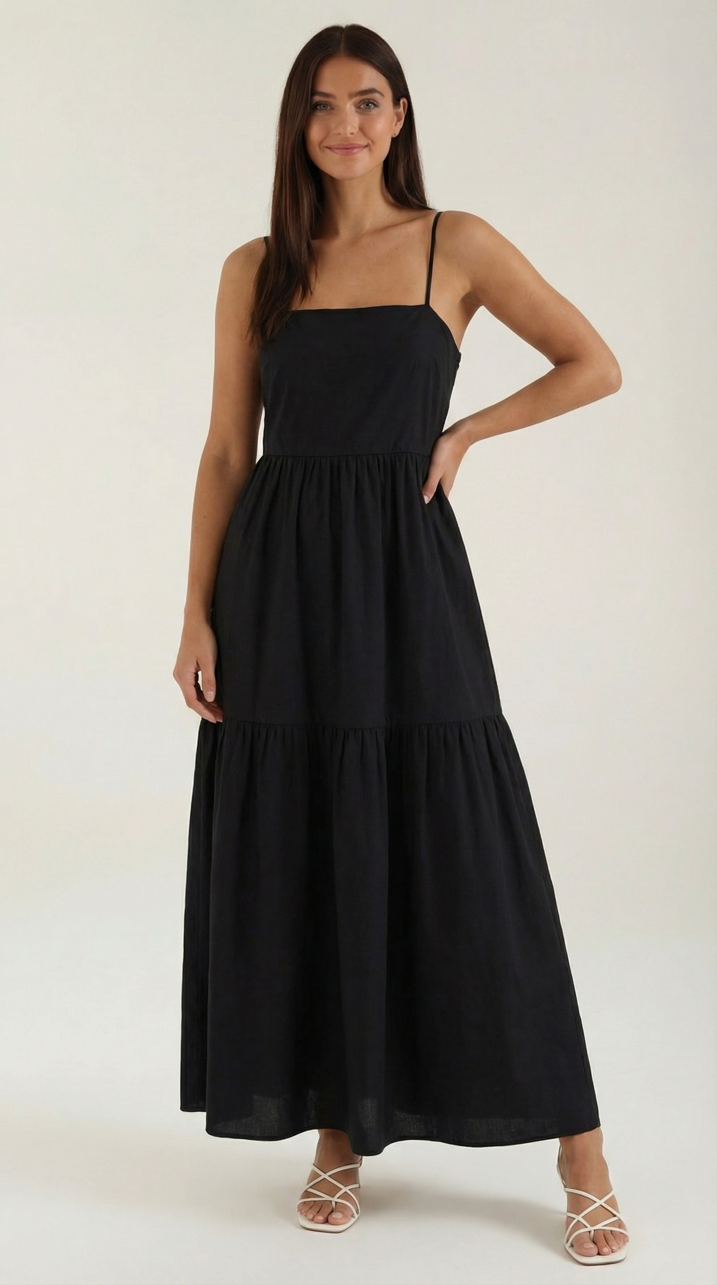 Maxivestido sin espalda