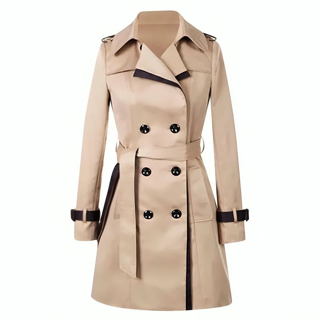 Women’s Elegant Double-Breasted Trench Coat
