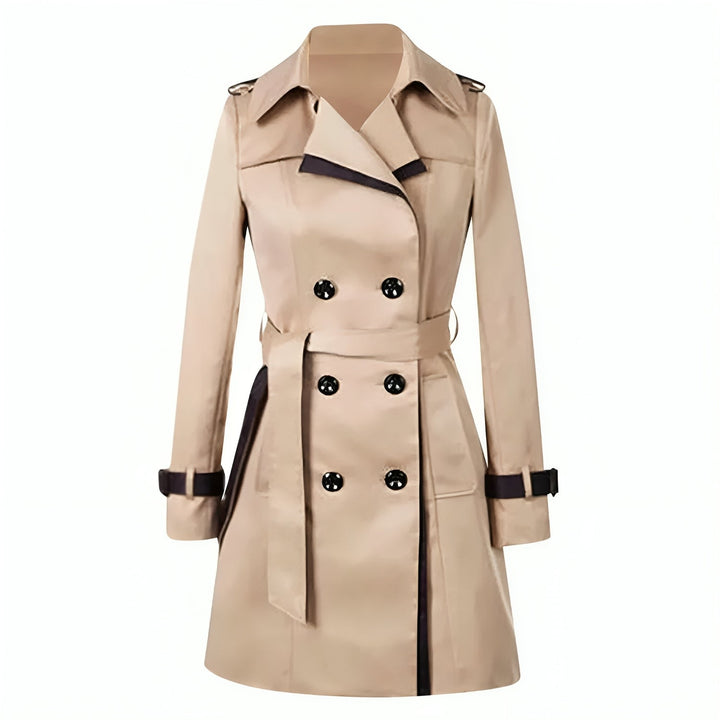 Women’s Elegant Double-Breasted Trench Coat