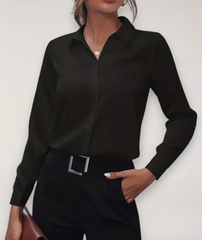 Women’s Spring Buttoned Office Blouse