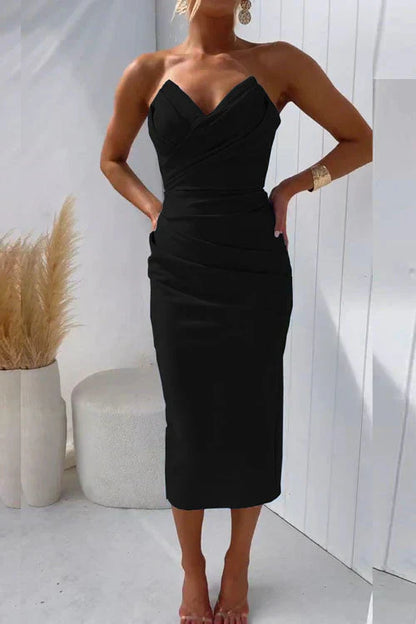 Backless Midi Dress