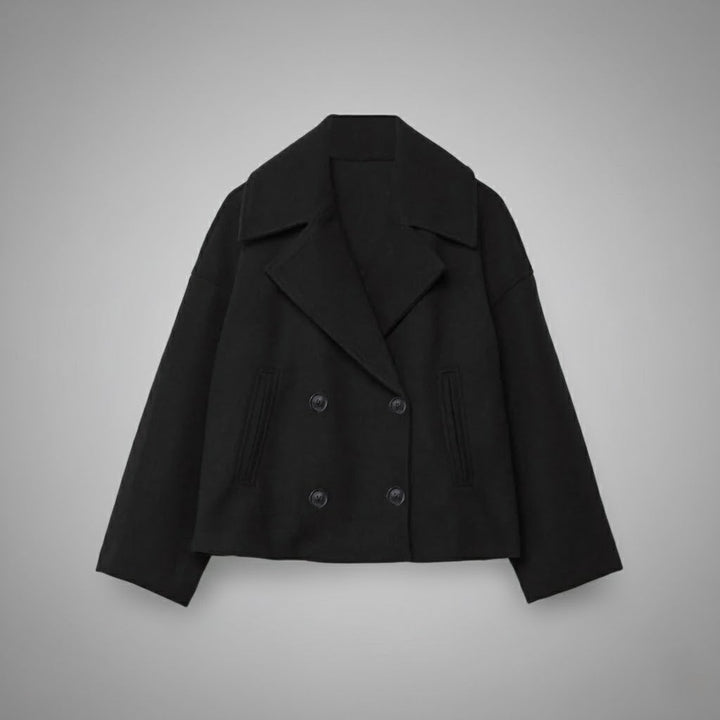 Classic Double Button Short Jacket for Women