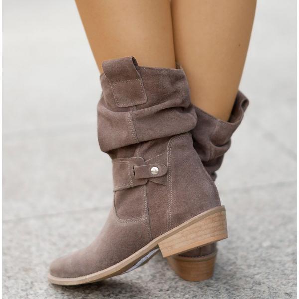 Leather-Style Boots