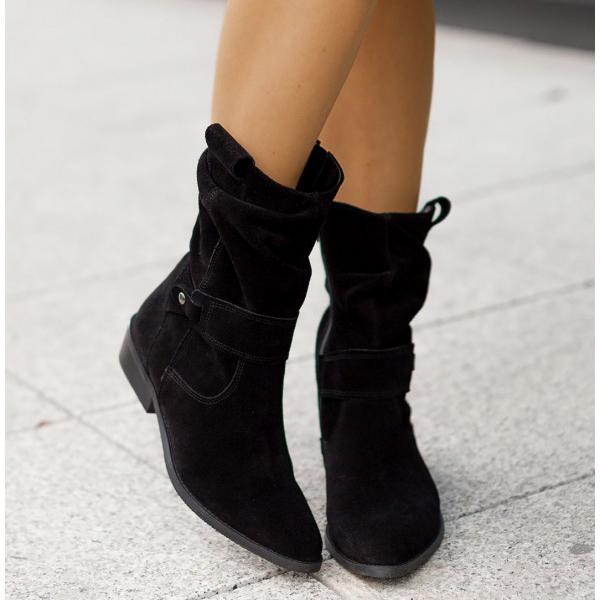 Leather-Style Boots