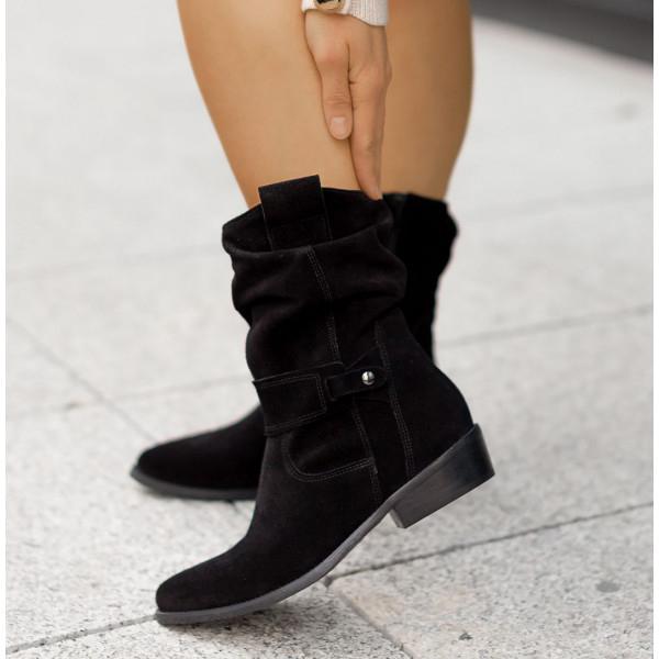 Leather-Style Boots