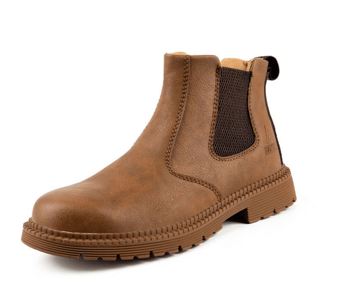 Comfort Fit Leather Chelsea Boots Men
