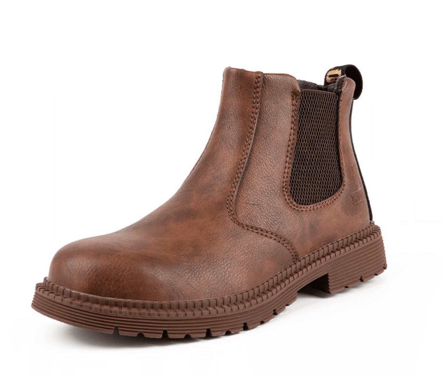 Comfort Fit Leather Chelsea Boots Men