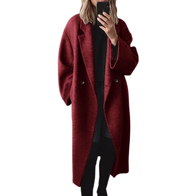 M&D™ - Women's Winter Double-Breasted Long Wool Coat
