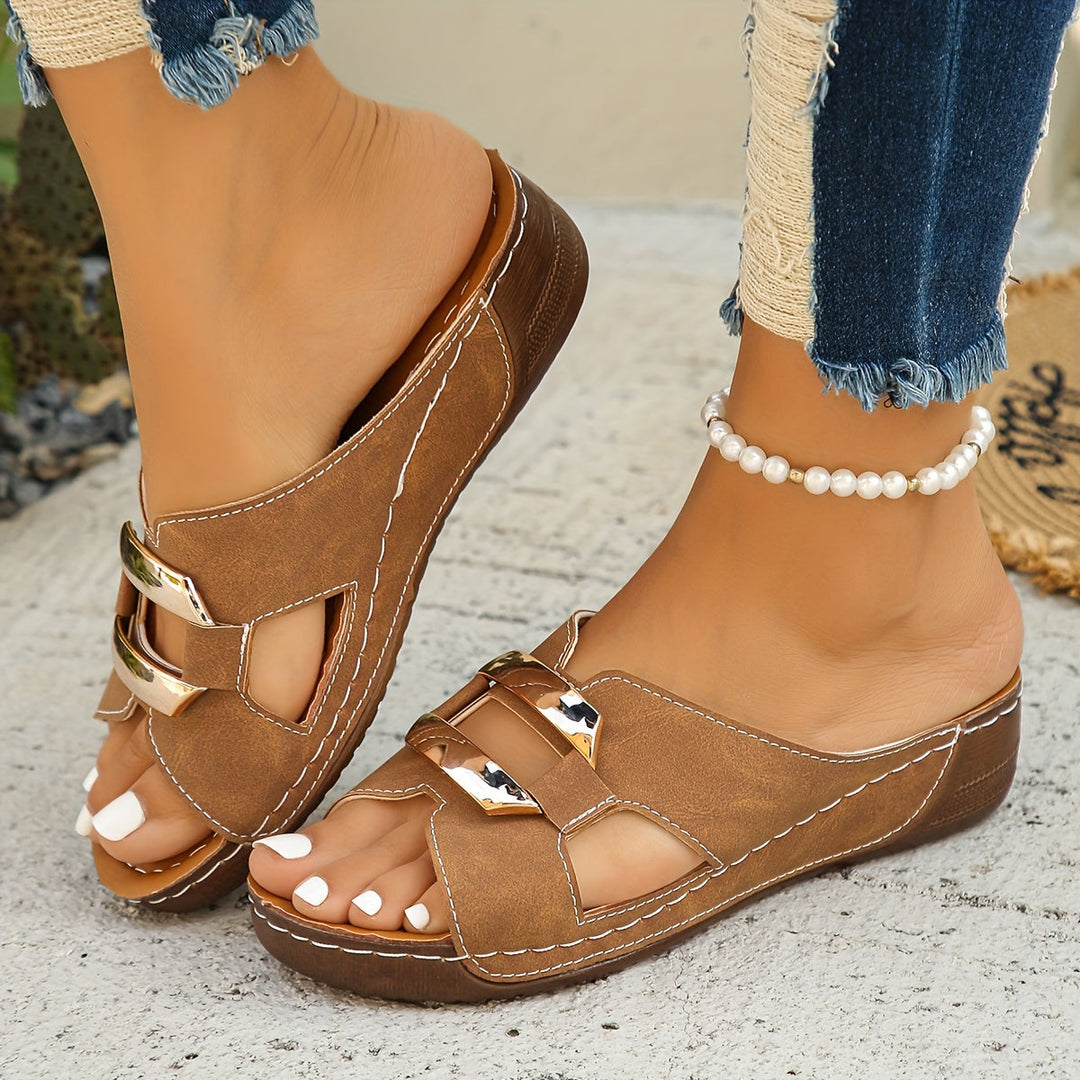Sandalias con hebilla deslizante