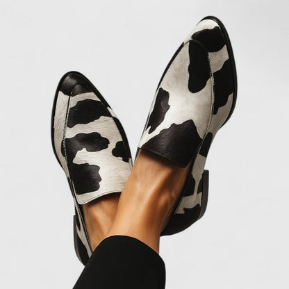 Cushioned Elegance Real Leather Loafers