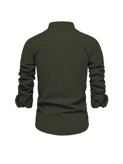 Men’s Spring Casual Button Shirt