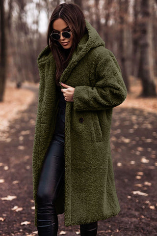 Women's Faux Fur Hooded Winter Coat