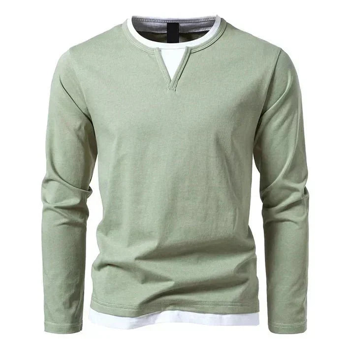 Premium Long Sleeve Shirt Made from Combed Cotton