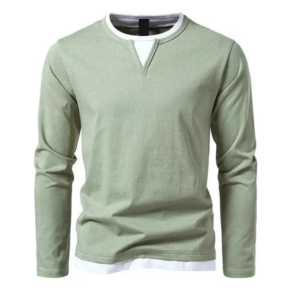 Premium Long Sleeve Shirt Made from Combed Cotton