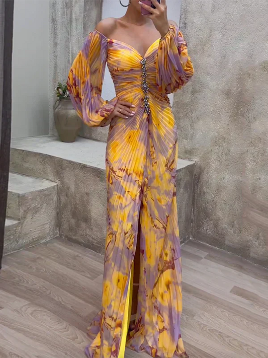 Amelia™ | Vestido elegante con cuello en V