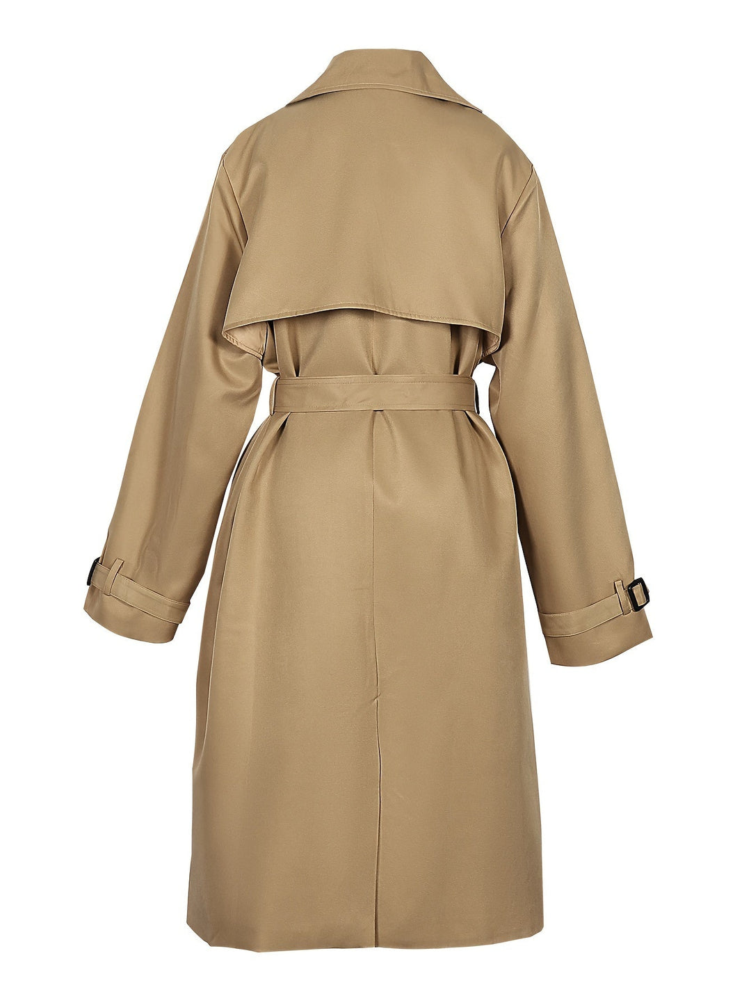 Women’s Elegant Longline Office Trench Coat