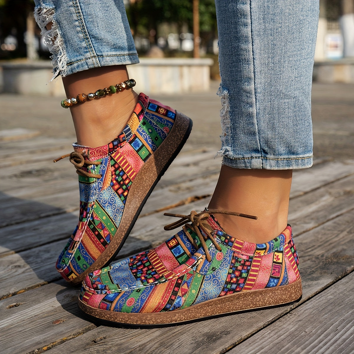 Colorful Retro Shoes for Women