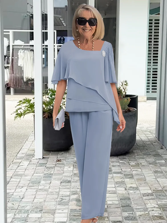 Elegant Feminine Two-Piece Set
