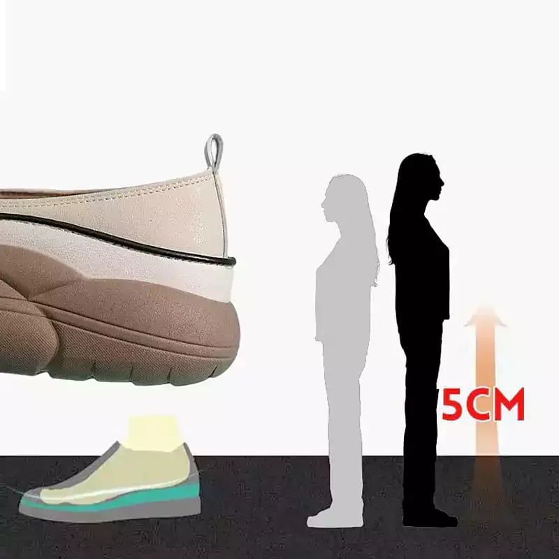 Mocasines de plataforma para mujer