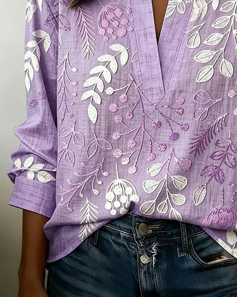 Brielle - Blusa de tacto suave