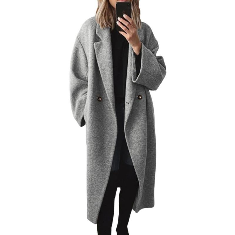 M&D™ - Women's Winter Double-Breasted Long Wool Coat