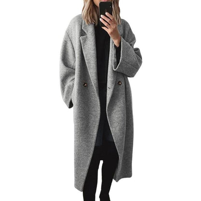 M&D™ - Women's Winter Double-Breasted Long Wool Coat