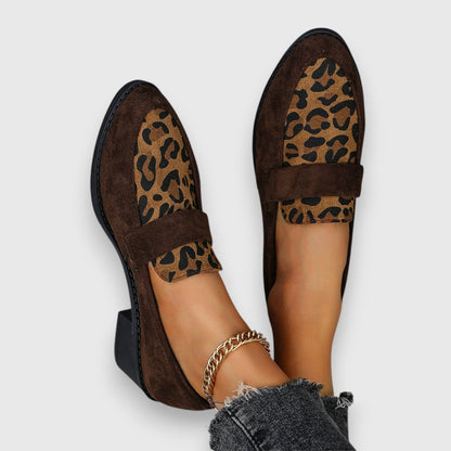 Wild Chic Leopard Print Loafers