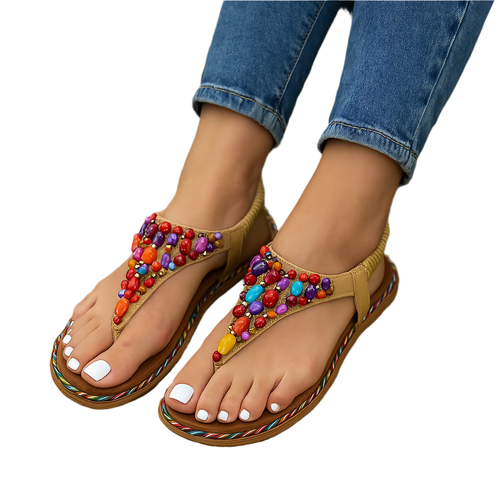 Brescia Boho Corrective Comfort Platform Sandals