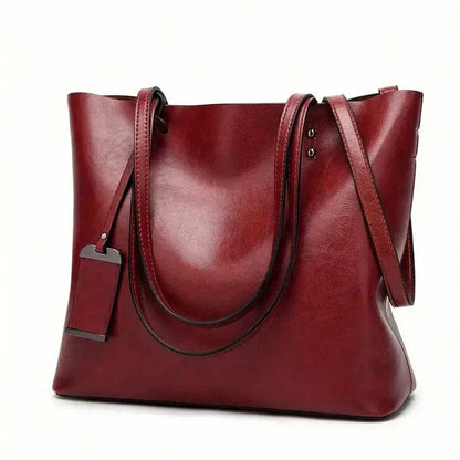 Chic and Multifunctional Leather Handbag