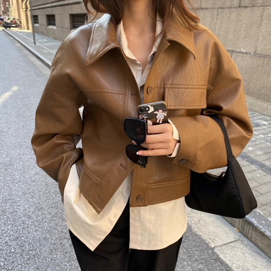 Women’s Elegant Zip-up Jacket with Zipper