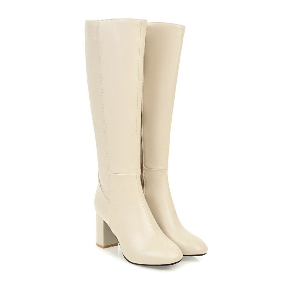 Botas de tacón alto elegantes para mujer