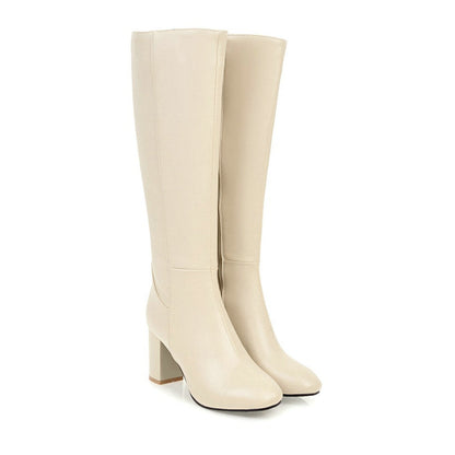 Women’s Elegant High Heel Knee Boots