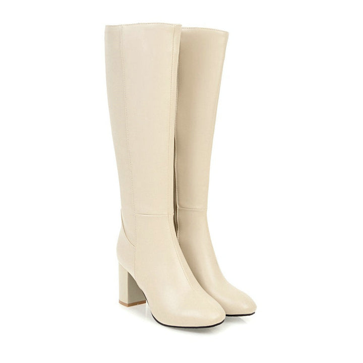 Botas de tacón alto elegantes para mujer