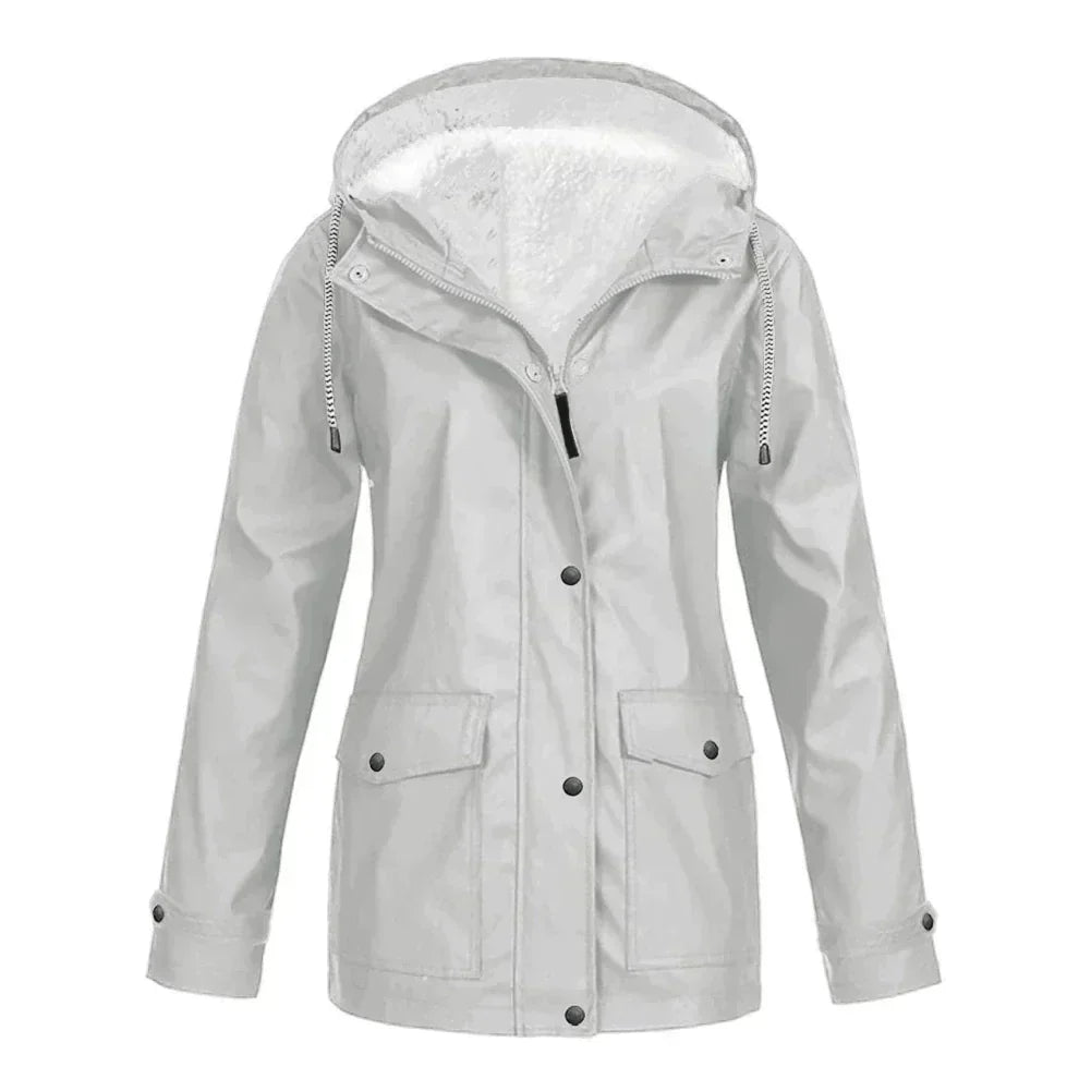 Women’s Winter Fur-Lined Parka Jacket