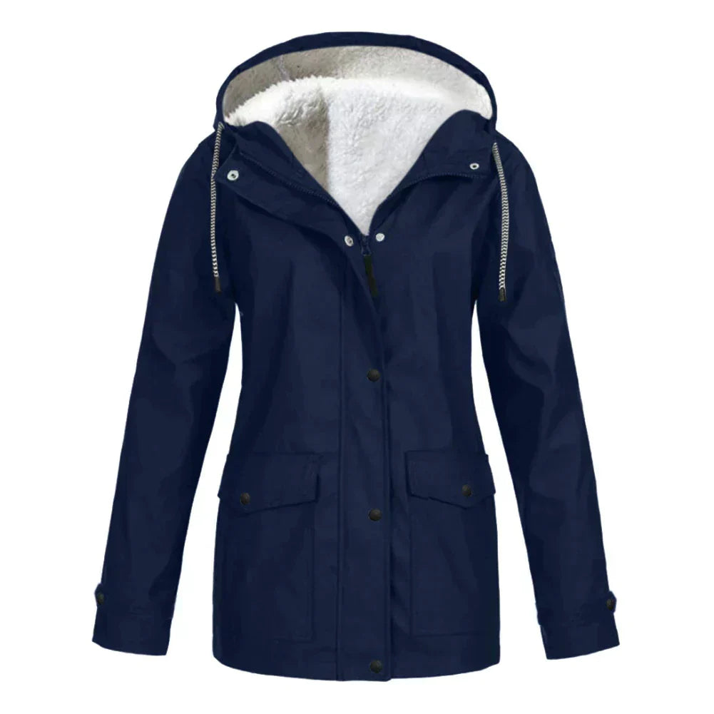 Women’s Winter Fur-Lined Parka Jacket