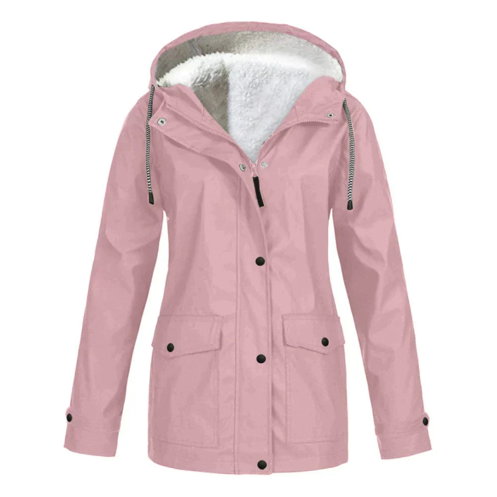 Women’s Winter Fur-Lined Parka Jacket