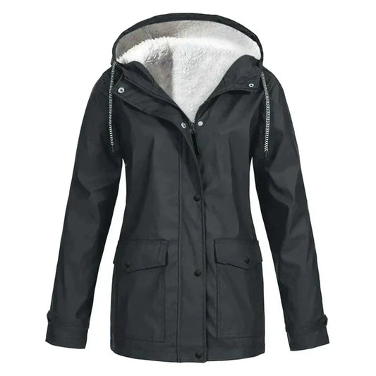 Women’s Winter Fur-Lined Parka Jacket