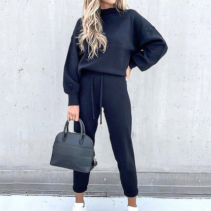 Women’s Cozy Two-Piece Tracksuit Outfit