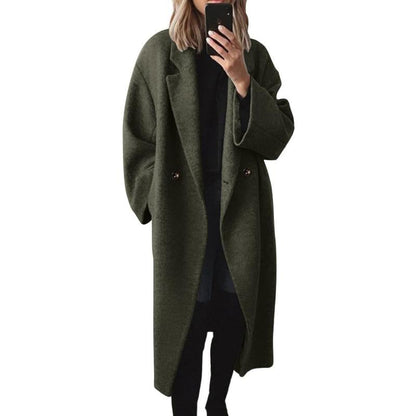 M&D™ - Women's Winter Double-Breasted Long Wool Coat