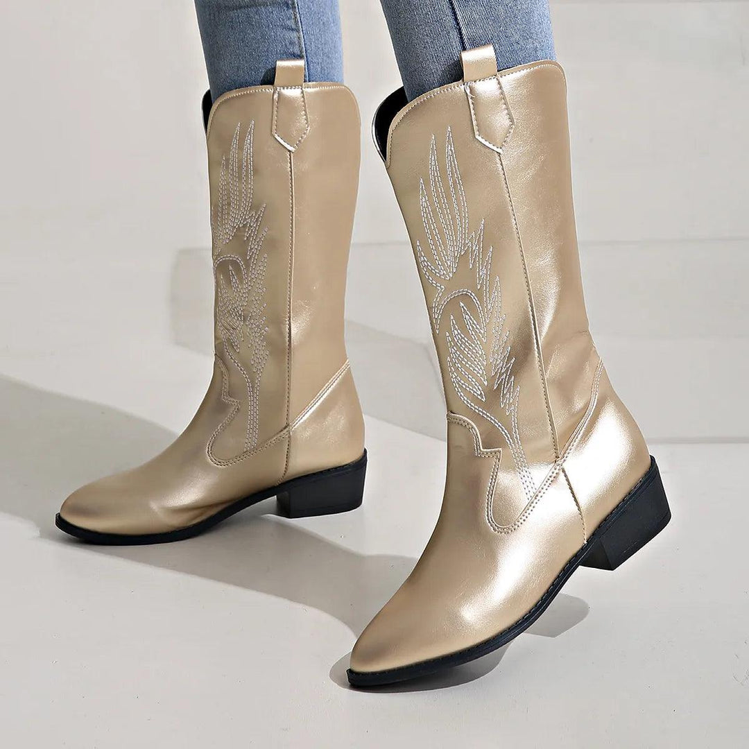 Women’s Stylish Pointed Toe Western Boots