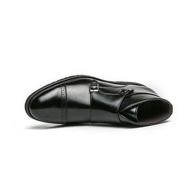 Double Monk Strap Boots