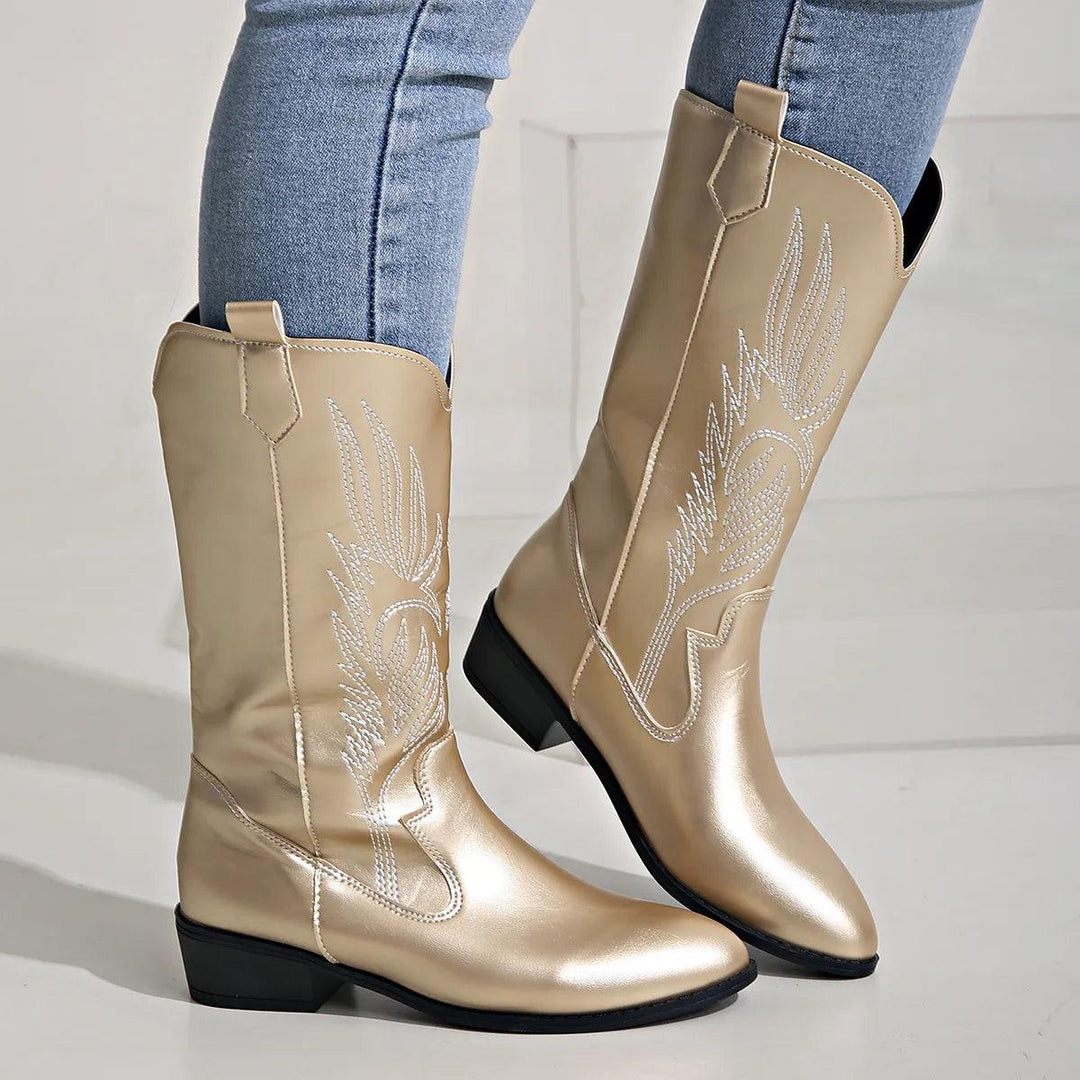 Women’s Stylish Pointed Toe Western Boots