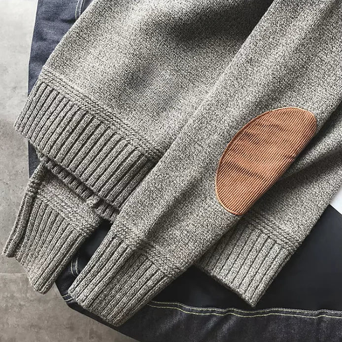 Elegante suéter de invierno