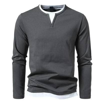 Premium Long Sleeve Shirt Made from Combed Cotton