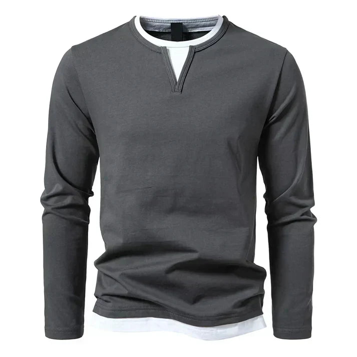 Premium Long Sleeve Shirt Made from Combed Cotton