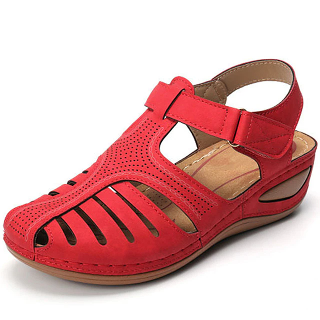 Sandalias ortopédicas de cuña Calypso Gladiator