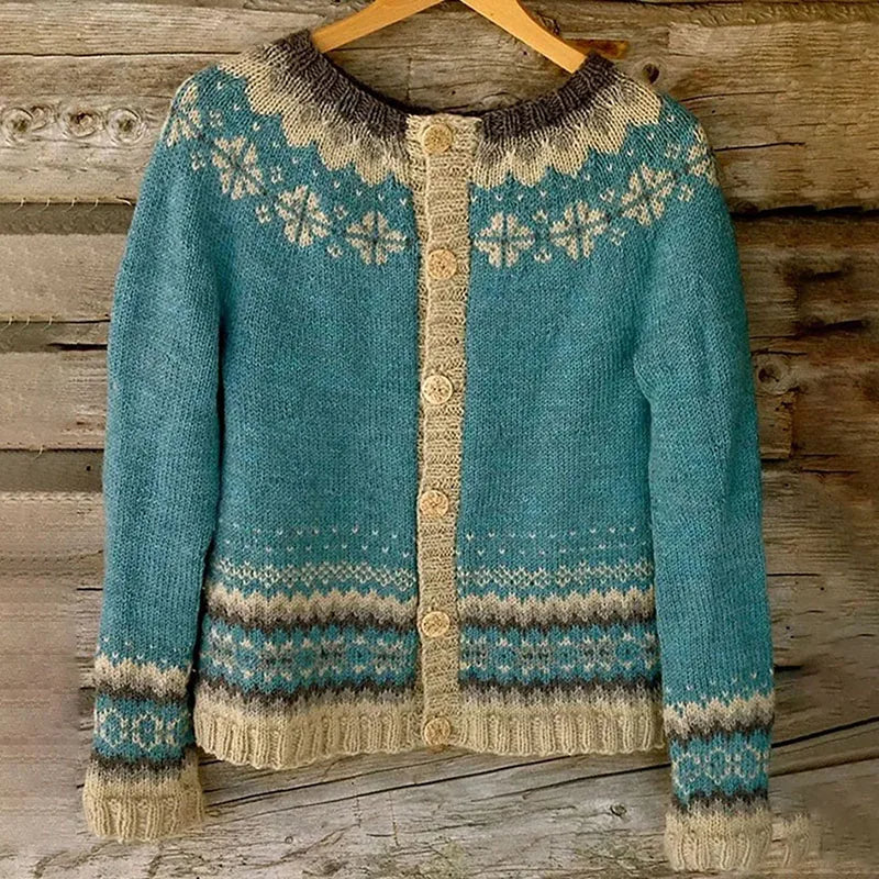 Chunky Nordic Style Sweater